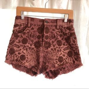 Free people high wasted shorts